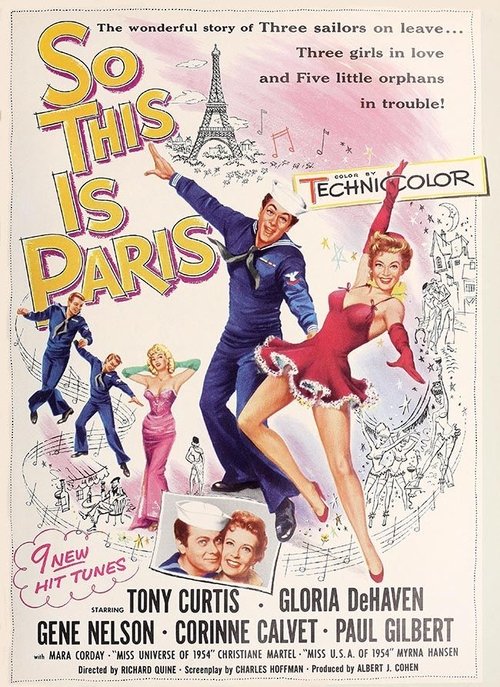 Tres amores en París movie poster player
