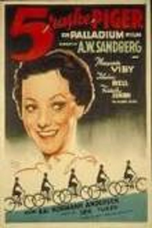 Fem raske piger movie poster player