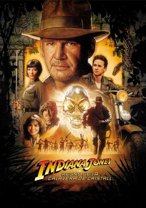 Cartell de Indiana Jones i el regne de la calavera de cristall
