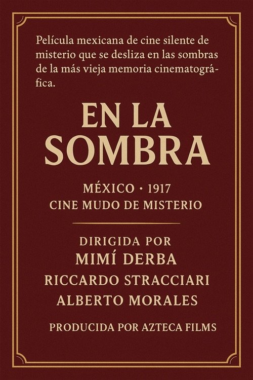 Poster of : En la sombra