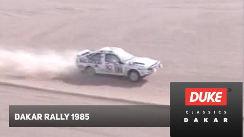 Paris-Dakar Rally 1985 Backdrop Blur