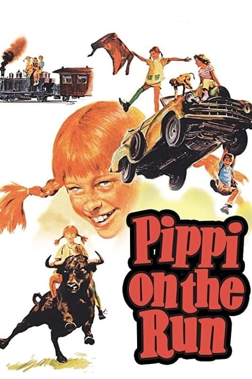 Poster På rymmen med Pippi Långstrump 1970