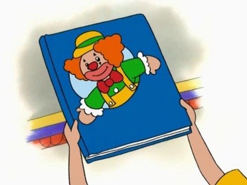 Caillou se déguise en clown