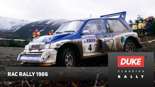 RAC Rally 1986 Backdrop Blur