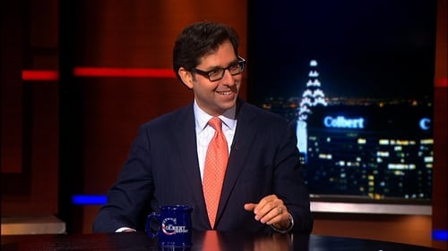 Escena del episodio 17 de la temporada 10 de la serie The Colbert Report
