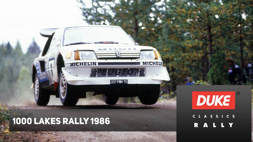 1000 Lakes Rally 1986 Backdrop Blur