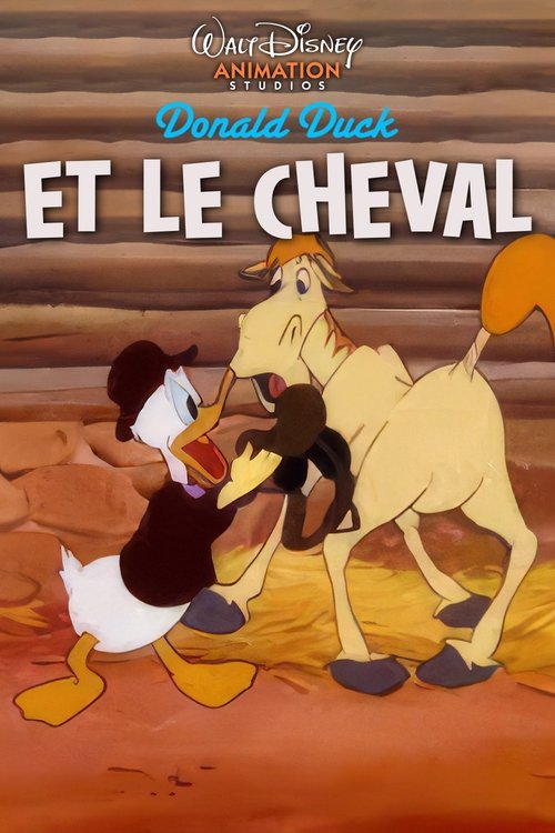 Donald et le cheval Poster