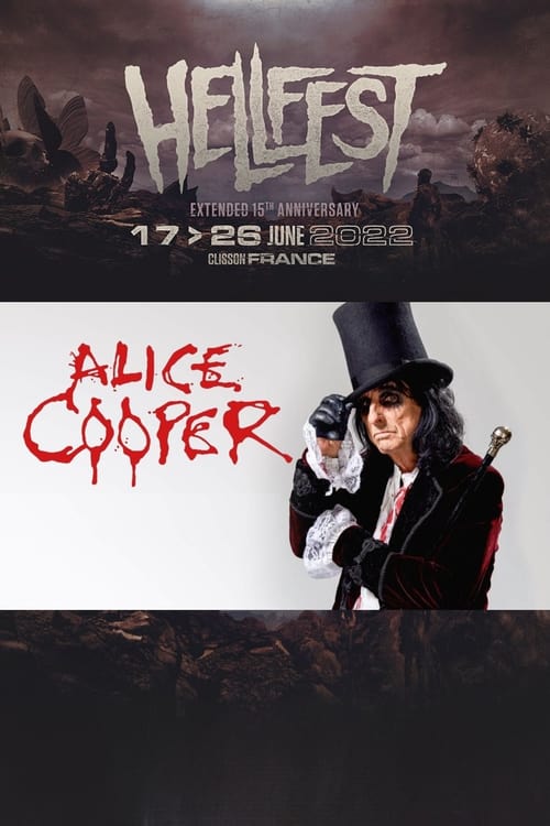 Poster Alice Cooper - Hellfest 2022