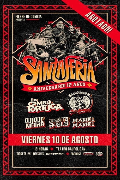 Santaferia en Fiebre de Cumbia 12 Años Aniversario