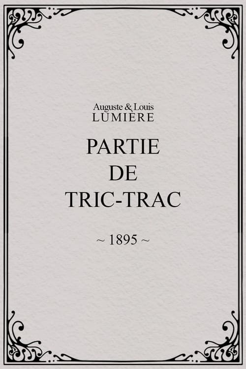 Poster Partie de tric-trac 1895