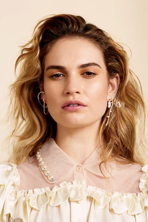 Grootschalige poster van Lily James