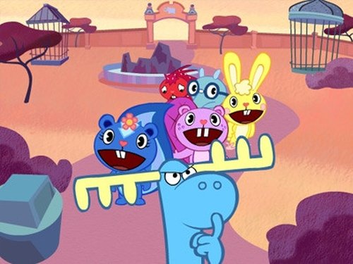Escena del episodio 27 de la temporada 2 de la serie Happy Tree Friends