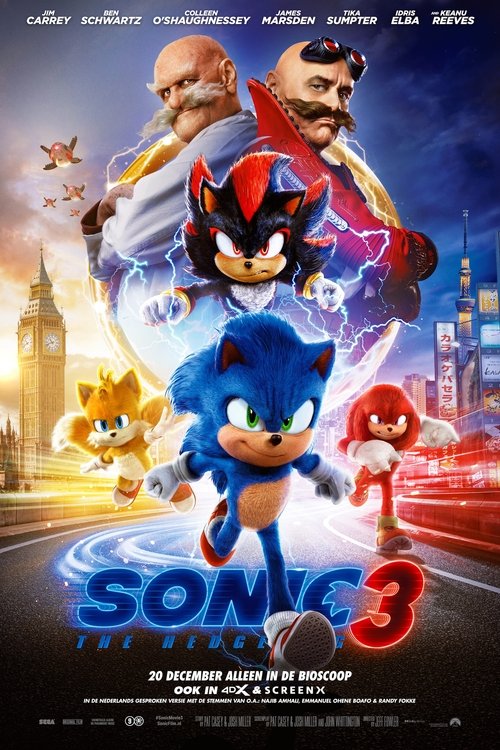 Sonic the Hedgehog 3 (2024) - Movie Poster