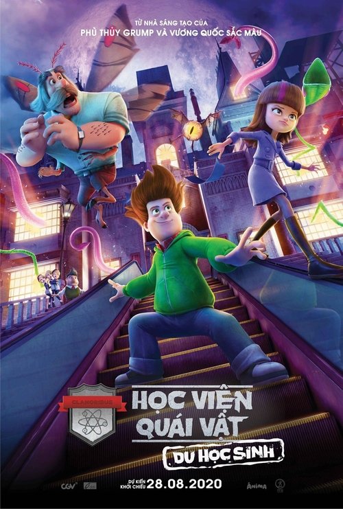 Poster Học Viện Quái Vật: Du Học Sinh