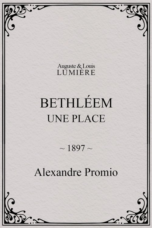 Bethléem, une place