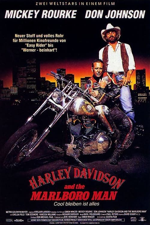 Harley Davidson and the Marlboro Man poster