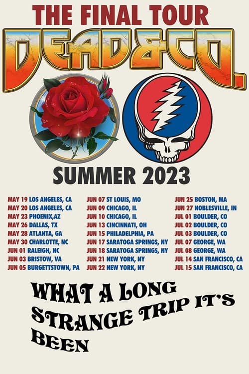 Dead & Company: The Final Tour 2023 Poster