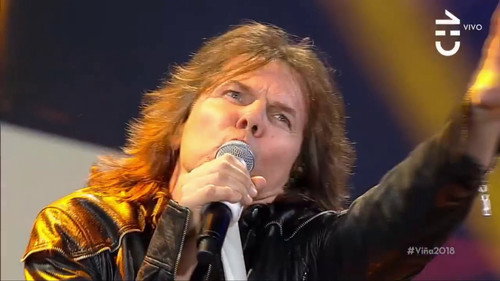 Europe - Vina del mar festival 2018 Backdrop Blur