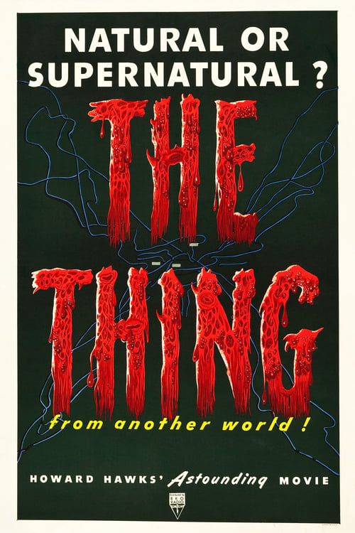 Grootschalige poster van The Thing from Another World