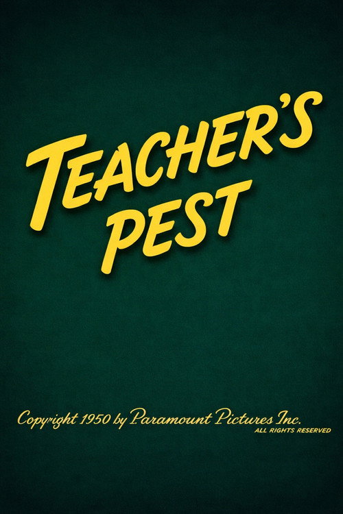 Teacher's Pest poster