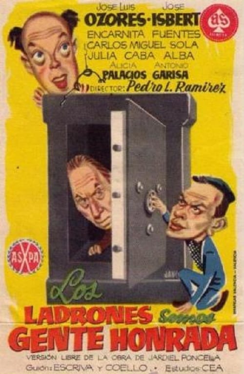 Los ladrones somos gente honrada (1956) poster