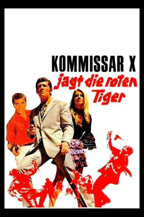 Poster Kommissar X jagt die roten Tiger 1971
