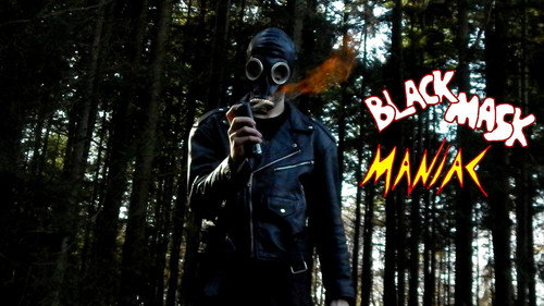 Black Mask Maniac Backdrop Blur