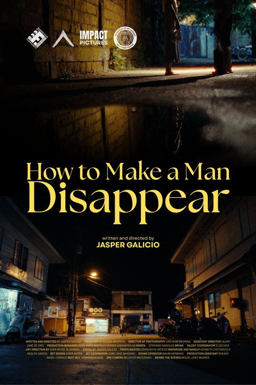 How to Make a Man Disappear