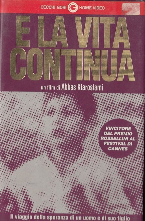 E la vita continua movie poster player