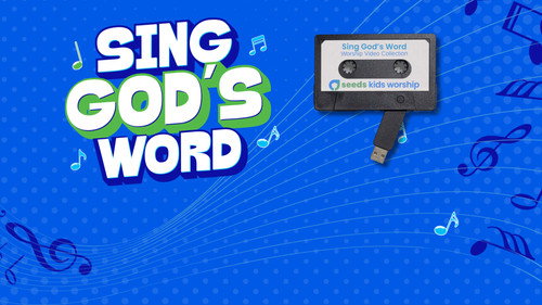 Sing God's Word Backdrop Blur
