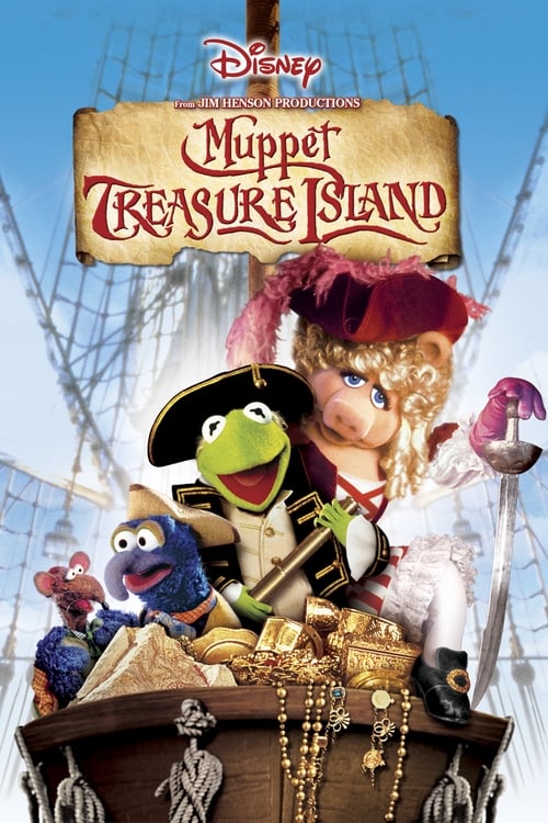 Grootschalige poster van Muppets Schateiland