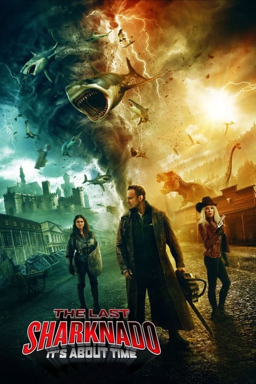 Largescale poster for Sharknado 6:  The Last Sharknado:  It's About Time