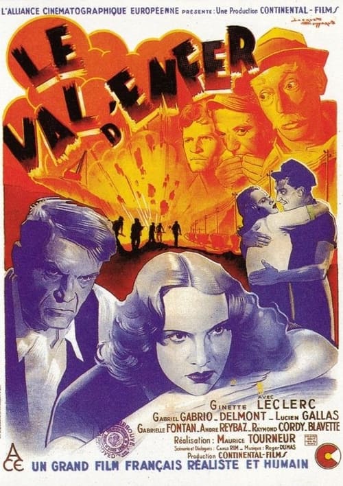 Poster Le Val d'enfer 1943