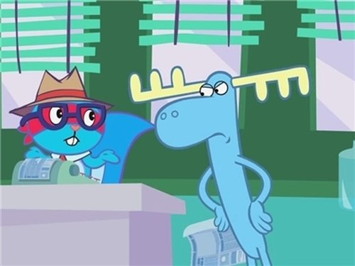 Escena del episodio 24 de la temporada 5 de la serie Happy Tree Friends