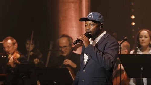 backdrop MC Solaar Symphonique à la Philharmonie de Paris