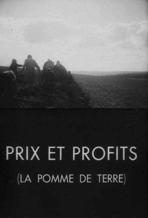 Poster Prix et profits, la pomme de terre 1932