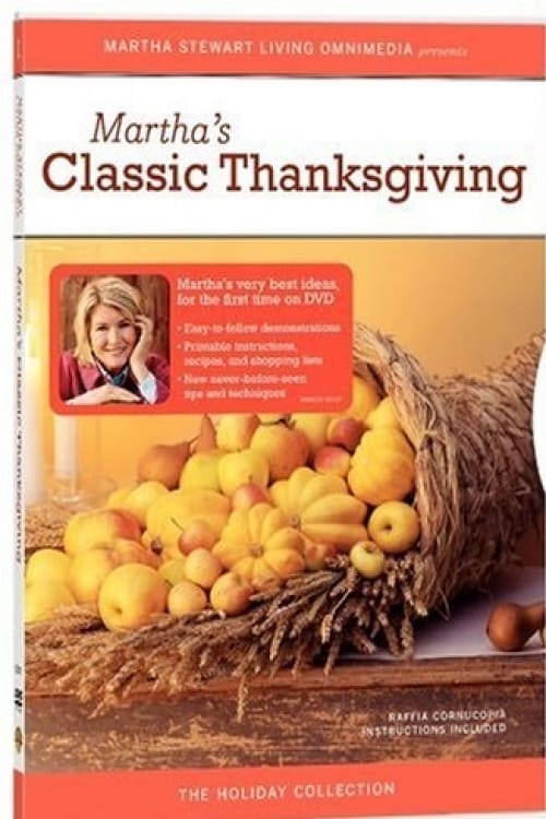 Martha Stewart Holidays: Classic Thanksgiving (2005) poster