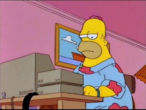 Escena del episodio 7 de la temporada 7 de la serie Los Simpson