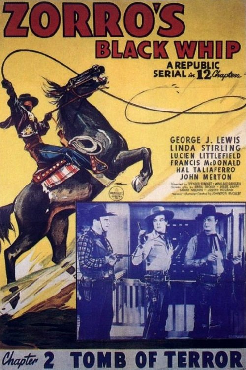 Zorro's Black Whip movie poster player