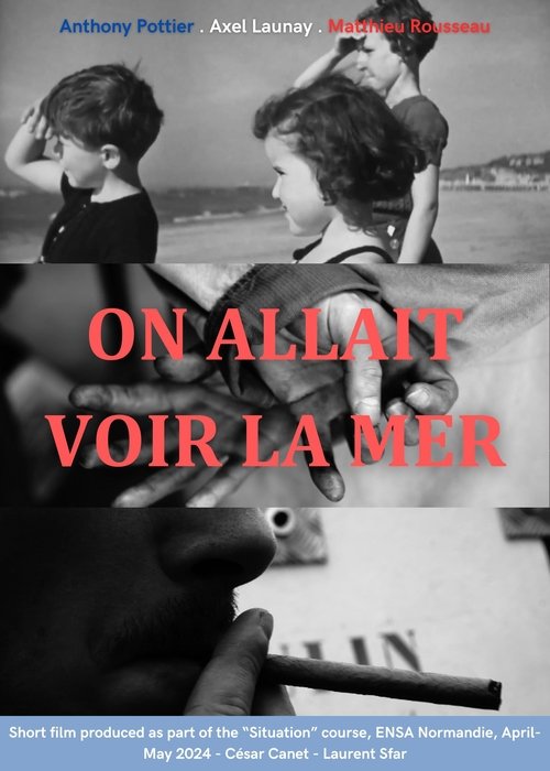 We went to the sea poster