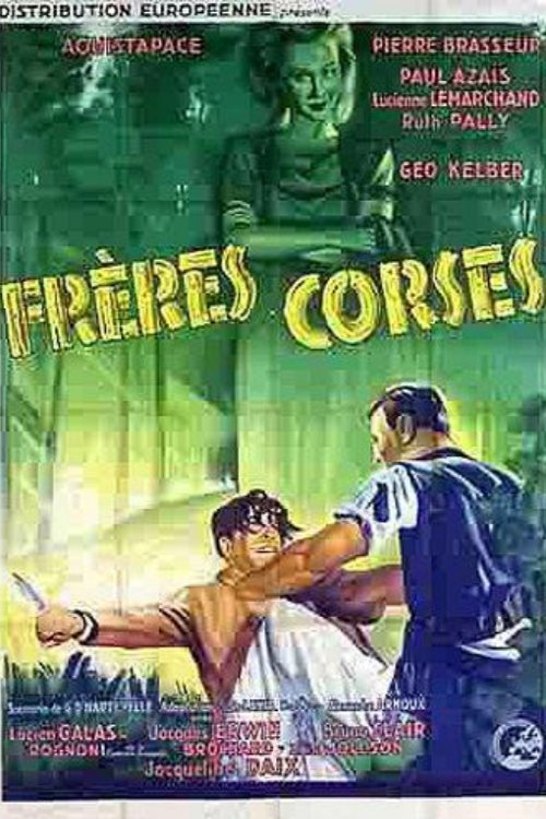 Corsican Brothers Movie Poster Image