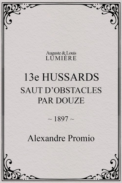 13e hussards : saut d’obstacles par douze