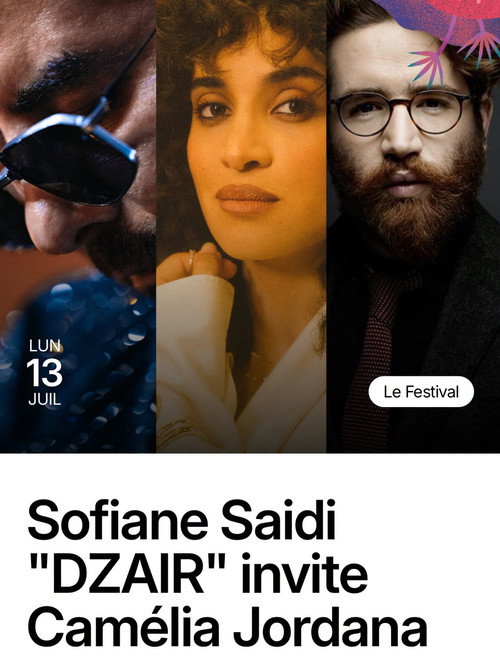 Sofiane Saidi, Camelia Jordana & Théo Ceccaldi - Jazz à Porquerolles 2026