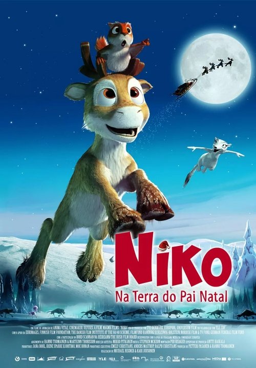 Pôster de Um Voo Encantado em Noite de Natal