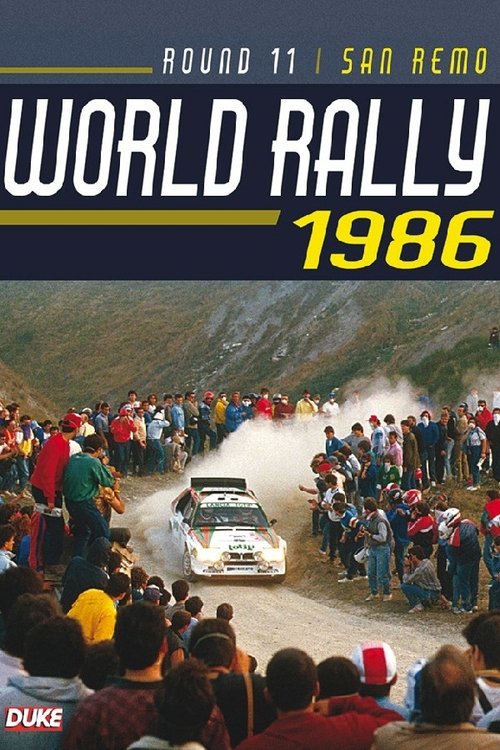 Rallye Sanremo 1986 (1986) poster