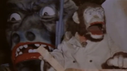 Spook House Ride Backdrop Blur