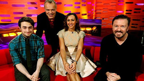 Daniel Radcliffe, Jessica Ennis, Ricky Gervais, Bruno Mars