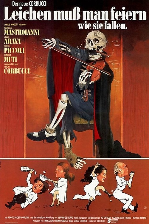 Leichen muß man feiern, wie sie fallen movie poster player