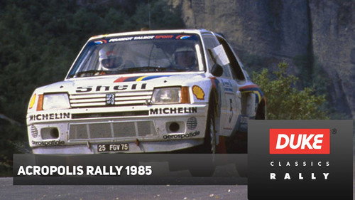 Acropolis Rally 1985 Backdrop Blur