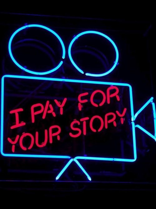 I Pay for Your Story movie poster player